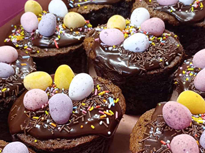 lemon and chocolate tartlets